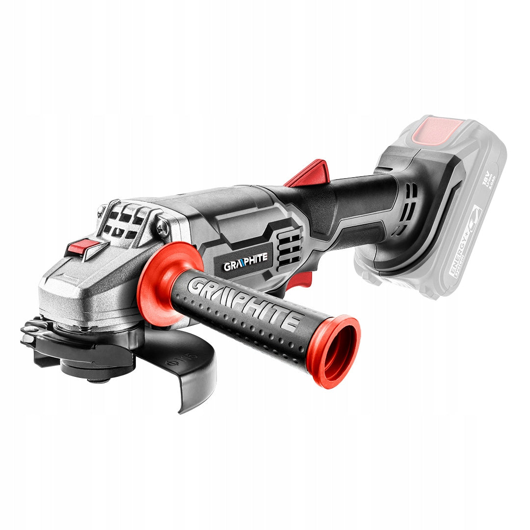 Energy+ 18V Cordless Angle Grinder, Li-Ion, 115 x 22.2 mm Disc,