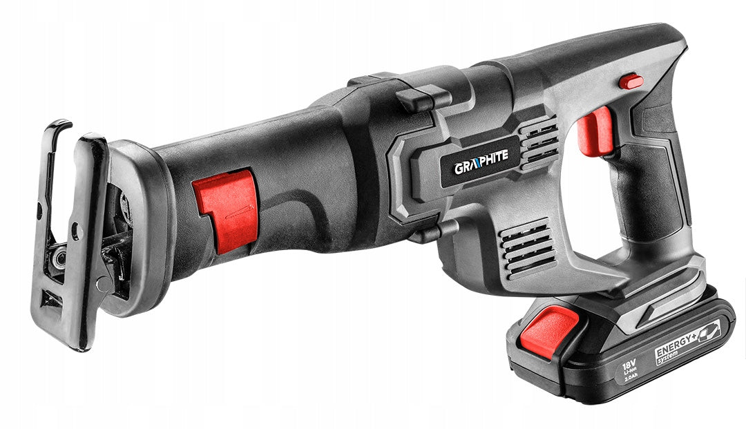 Energy+ 18V Cordless Sabre Saw, Li-Ion, without Battery Depth of cut in wood 60 mm