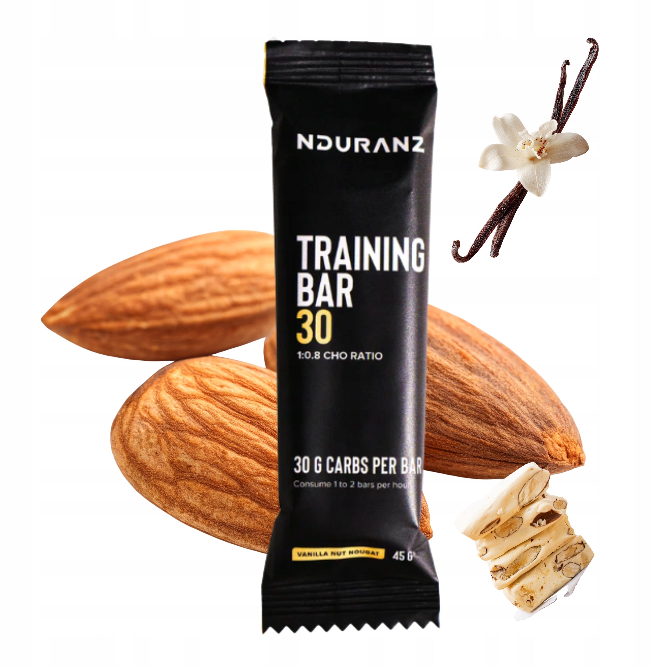 Energy Bar NDURANZ Training Bar VANILLA NUT NOUGAT 45g