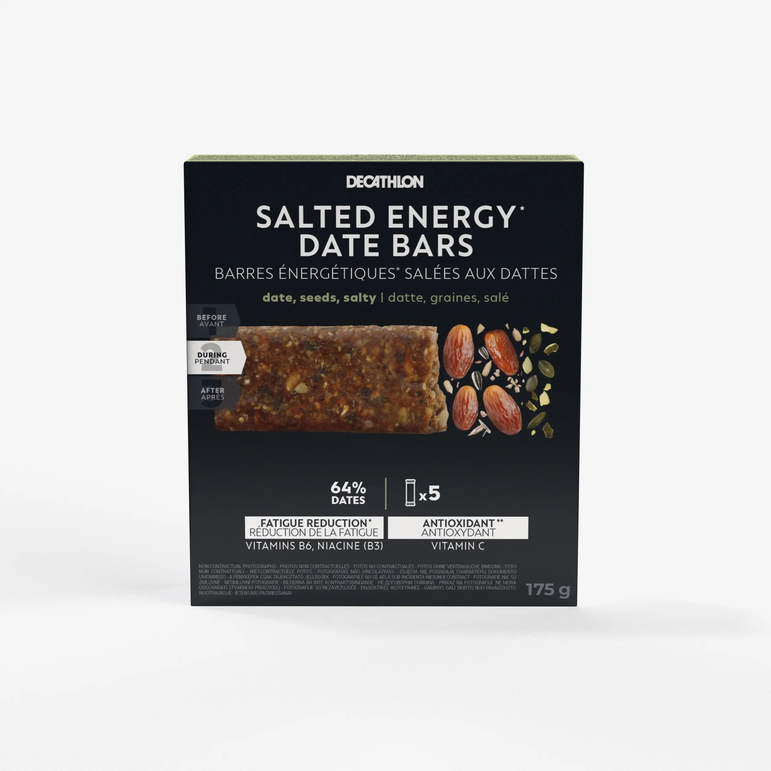 Energy Bar Salted Dates and Grains 5x35 g Expiration date not specified