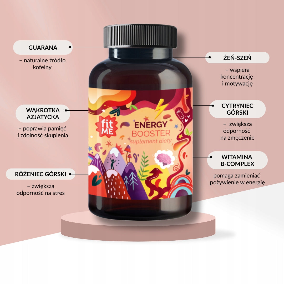 Energy Booster fitME - energy supplement and concentration 55g Expiration date at least 1 year from the date of purchase