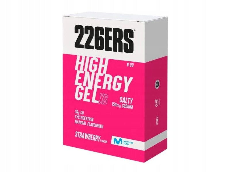 Energy Gel 226ERS XS High Energy Salty Strawberry (8 x 45 g)
