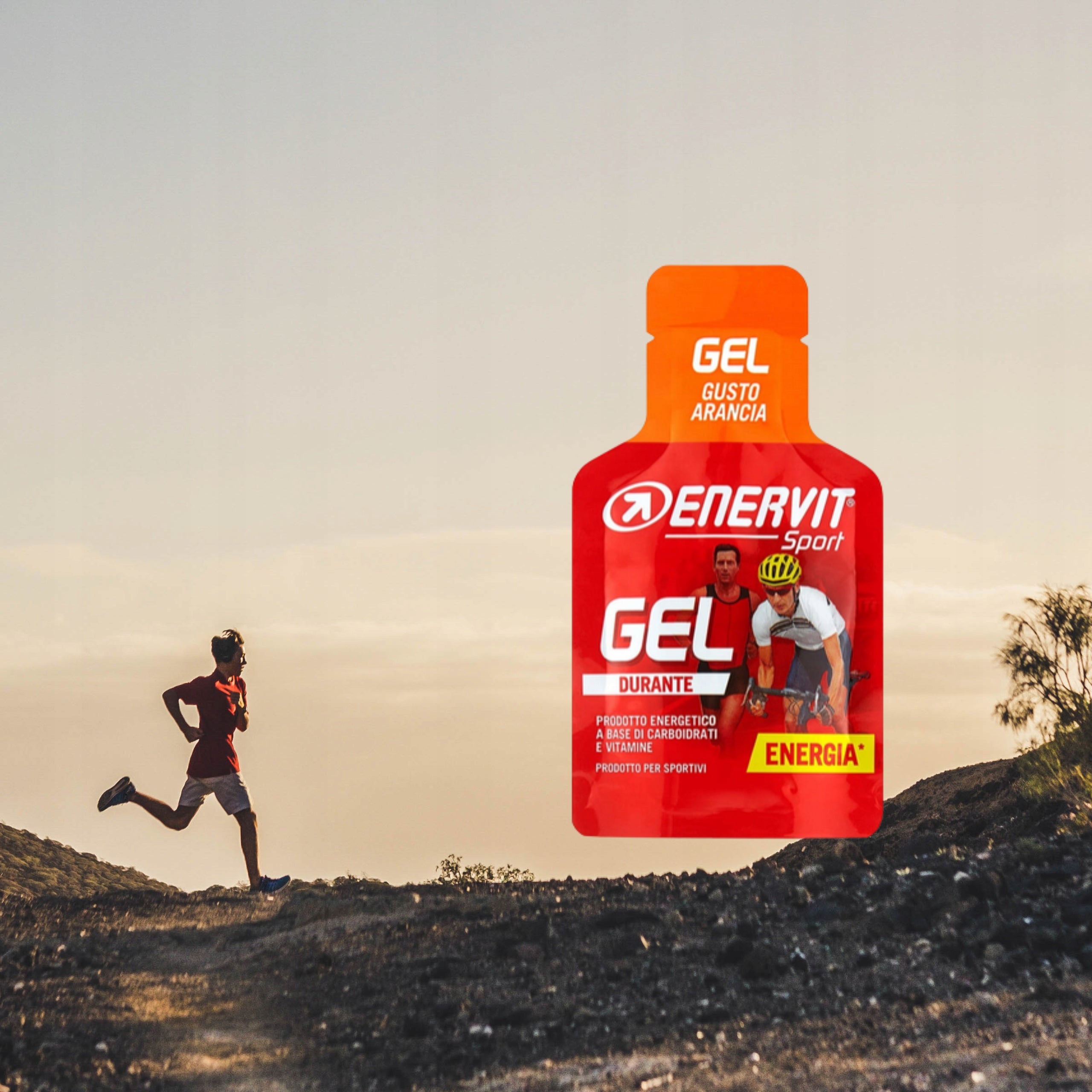 Energy Gel Enervit Gel 25ml 20g Carbohydrates Orange Running Bike Expiration date at least six months from the date of purchase