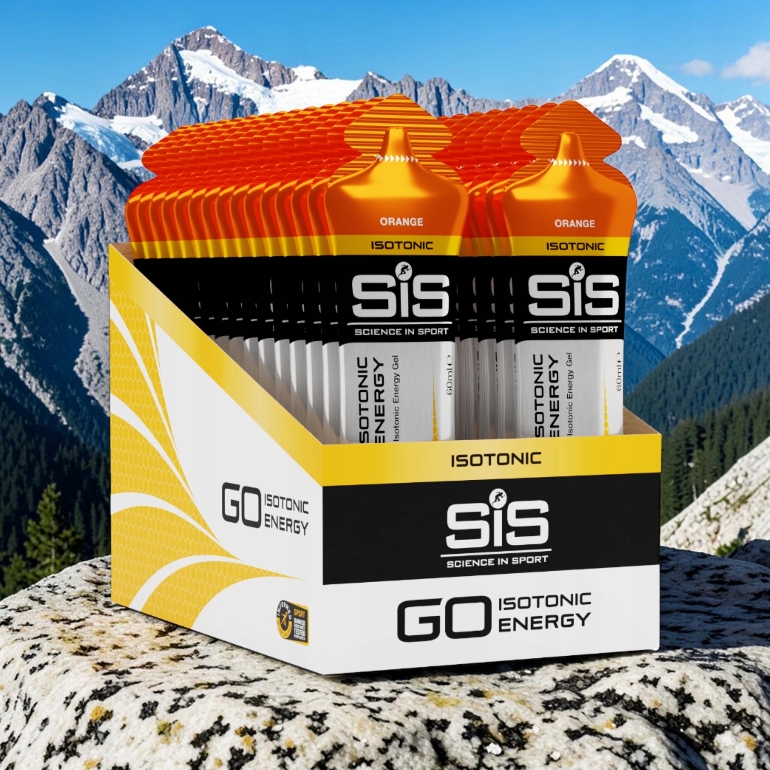 Energy Gel SIS GO Isotonic Gel 30x60ml Energy Electrolyte Sodium Expiration date at least six months from the date of purchase