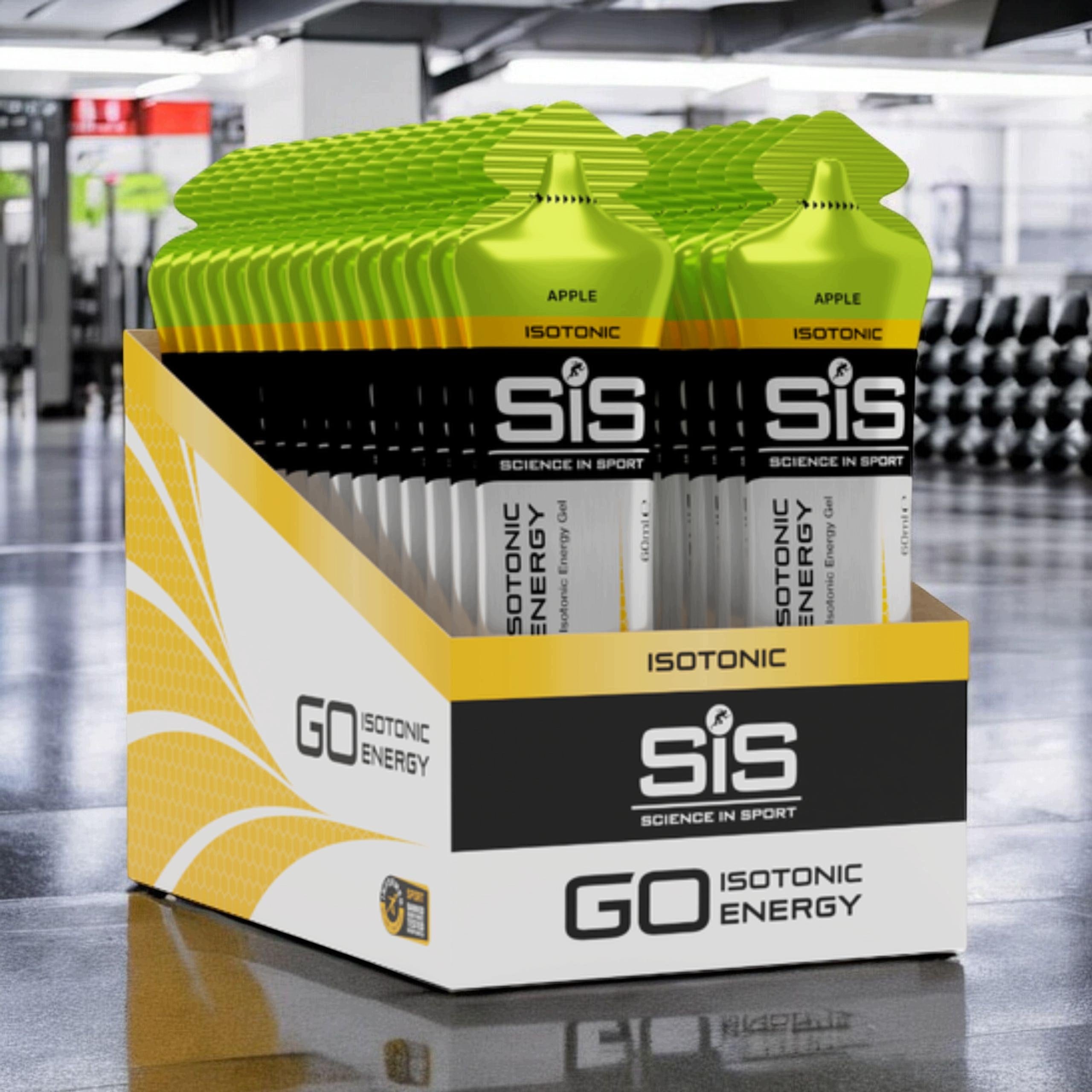 Energy Gel SIS GO Isotonic Gel 60ml x30 Apple Energy Electrolytes Packaging status original