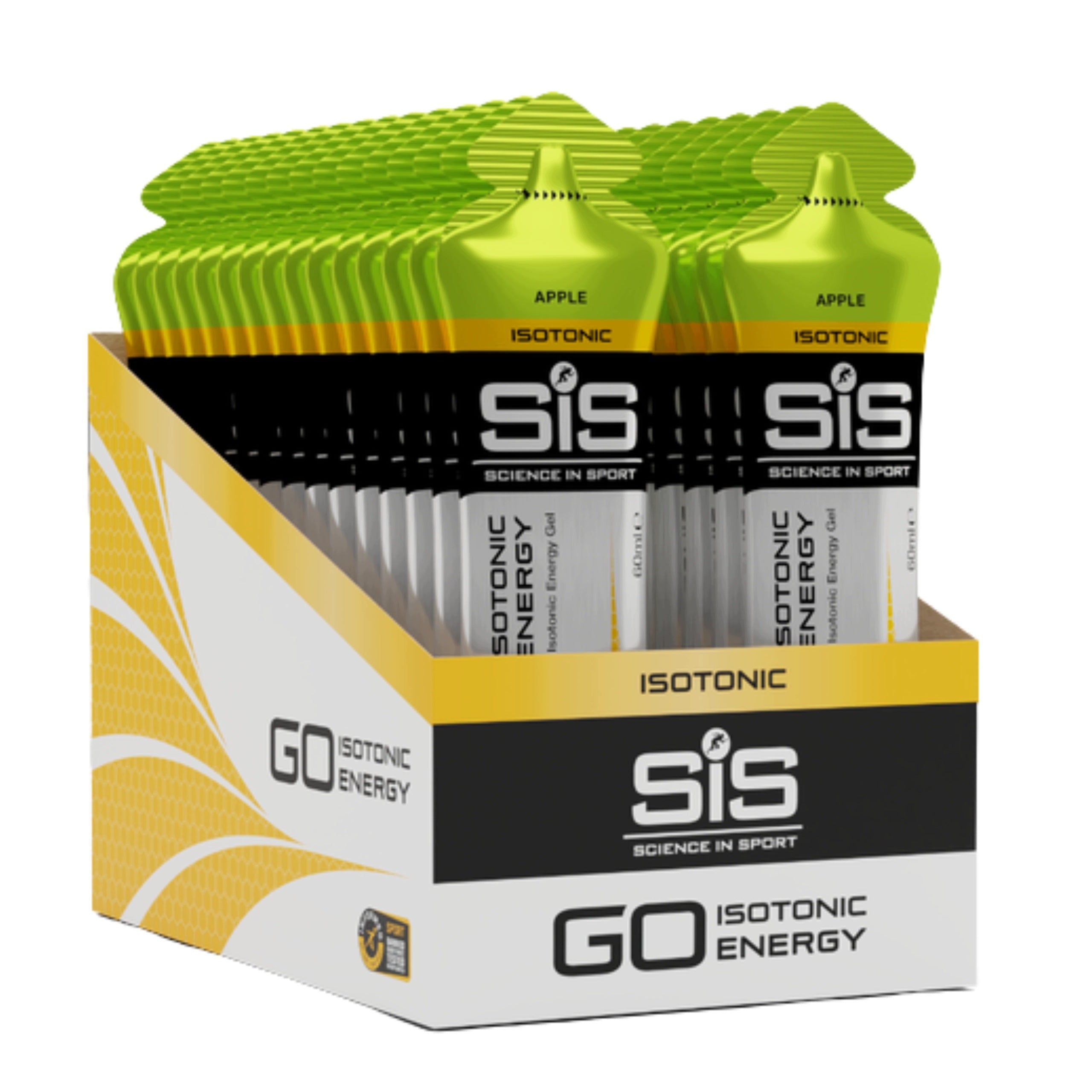 Energy Gel SIS GO Isotonic Gel 60ml x30 Apple Energy Electrolytes