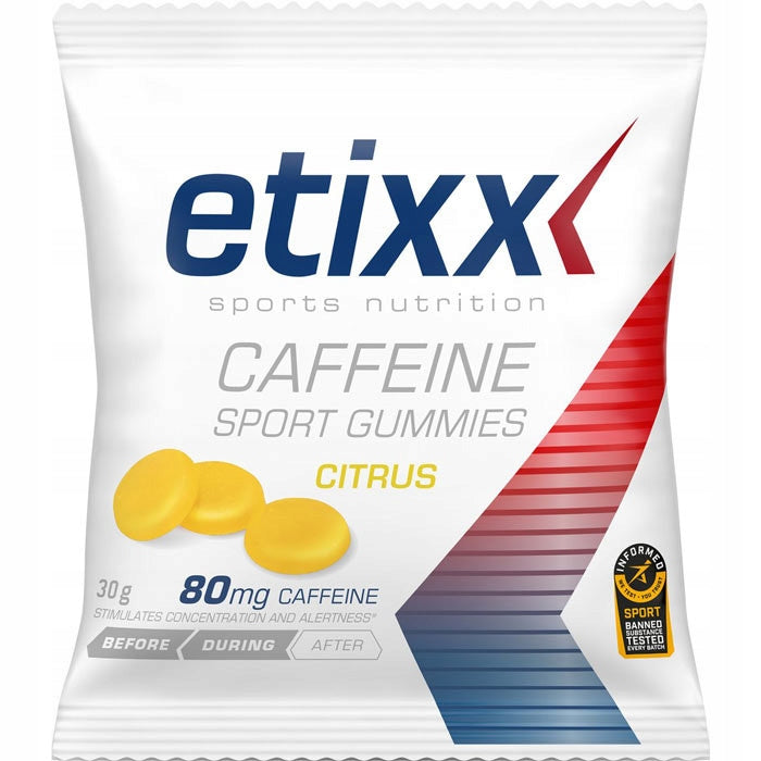Energy Gummies Etixx with Caffeine Sport Gummies + Caffeine Citrus 30 g