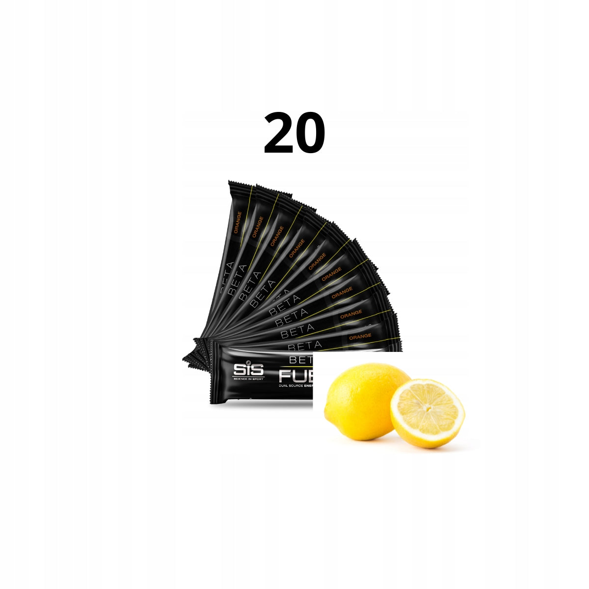Energy Jelly SIS Beta Fuel Chew 20x60g Carbohydrates Lemon Teether Expiration date at least 1 month from the date of purchase