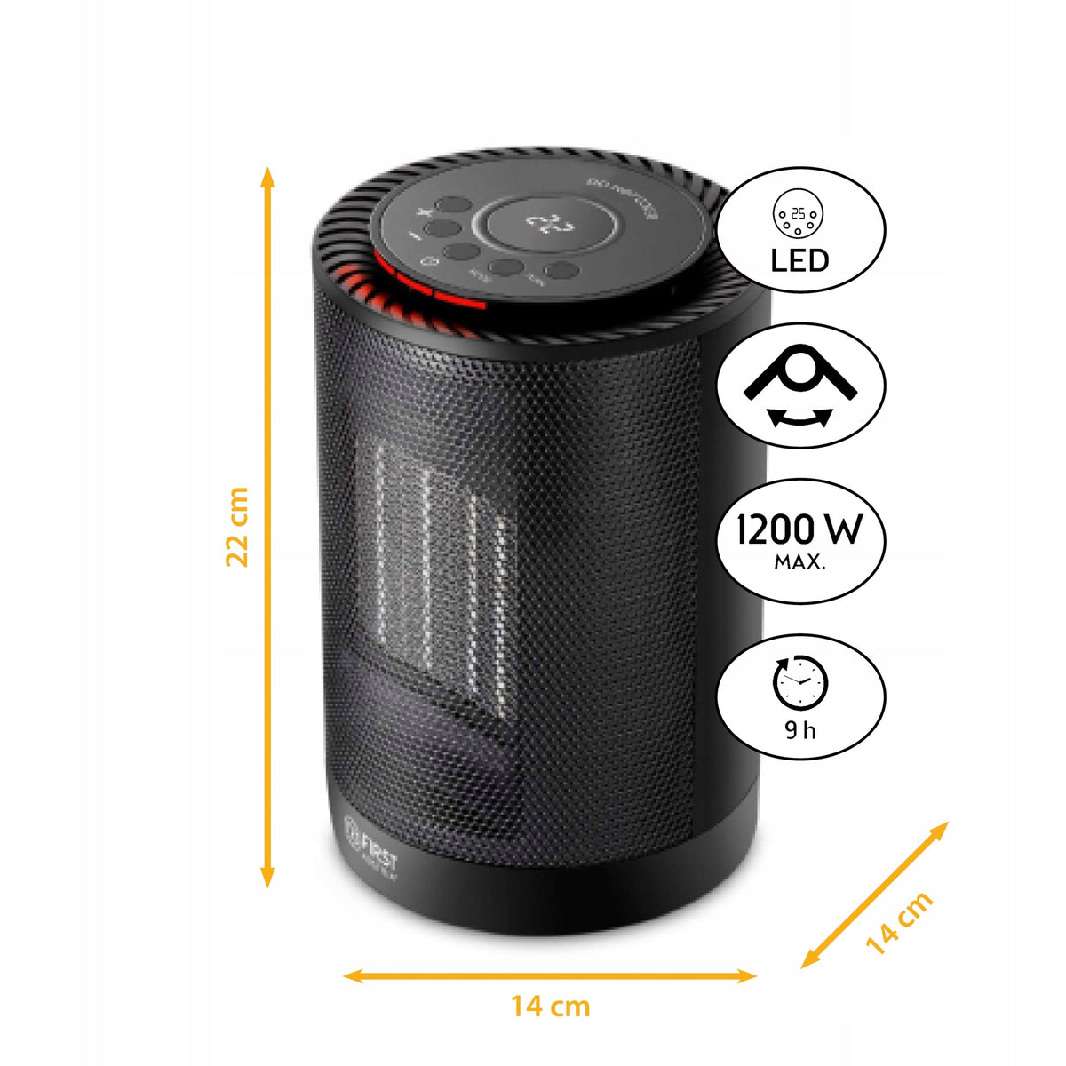 Energy Saving Ceramic Heater TZS First Austria With Timer 1200W Manufacturer code 5565-2
