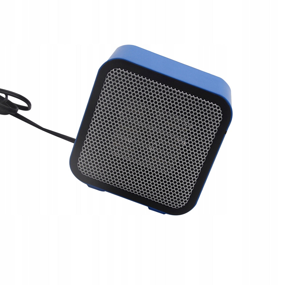 Energy Saving Mini Desk Space Heater Blue for Office & Room
