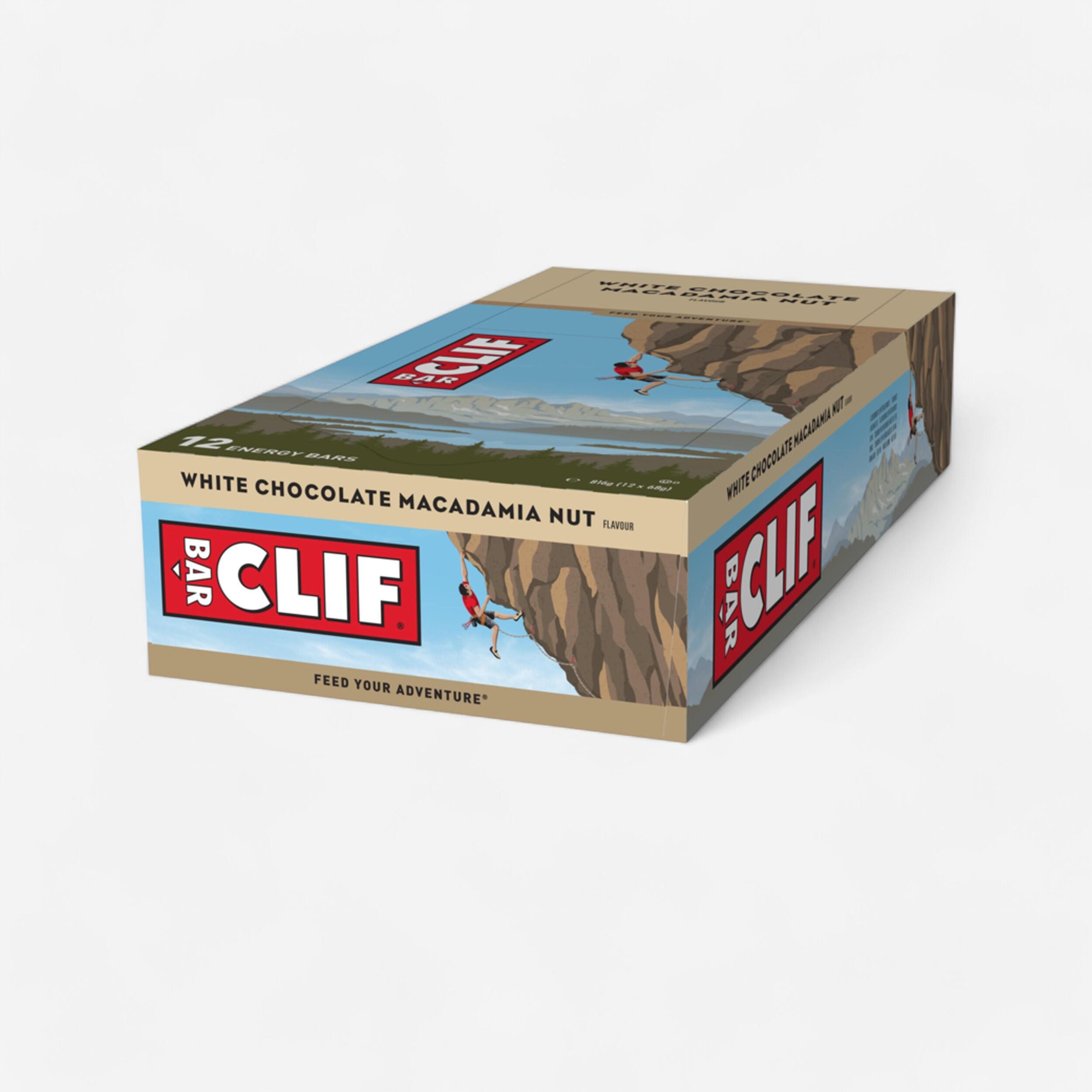 Energy bar Clif white chocolate and macadamia nuts x12 (68 g)