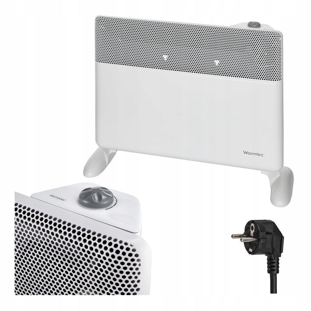 Energy efficient electric heater 1500W thermostat IP20 EGB Warmtec