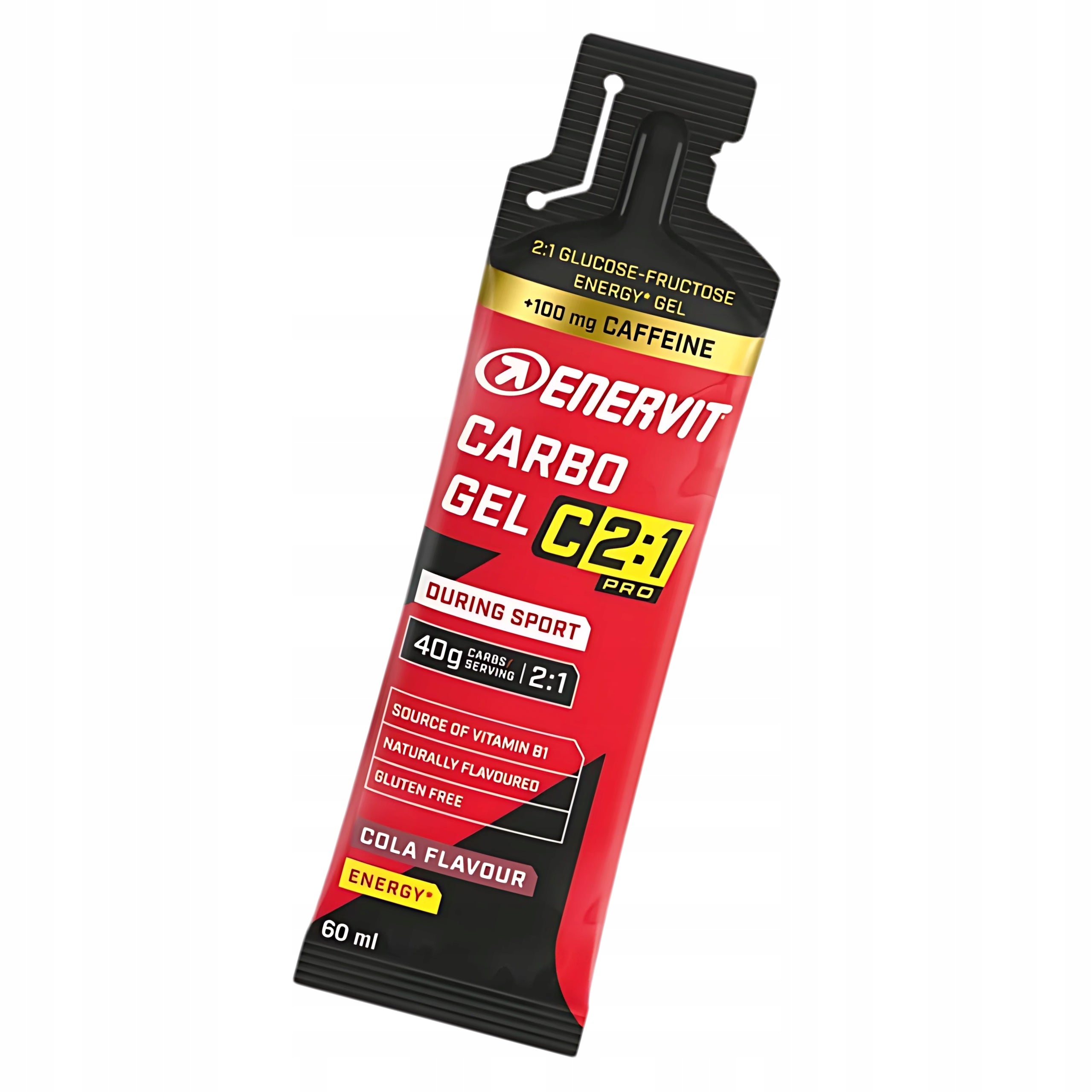 Energy gel Enervit Carbo gel C2:1 PRO taste of cola + caffeine 60 ml Manufacturer code 96631