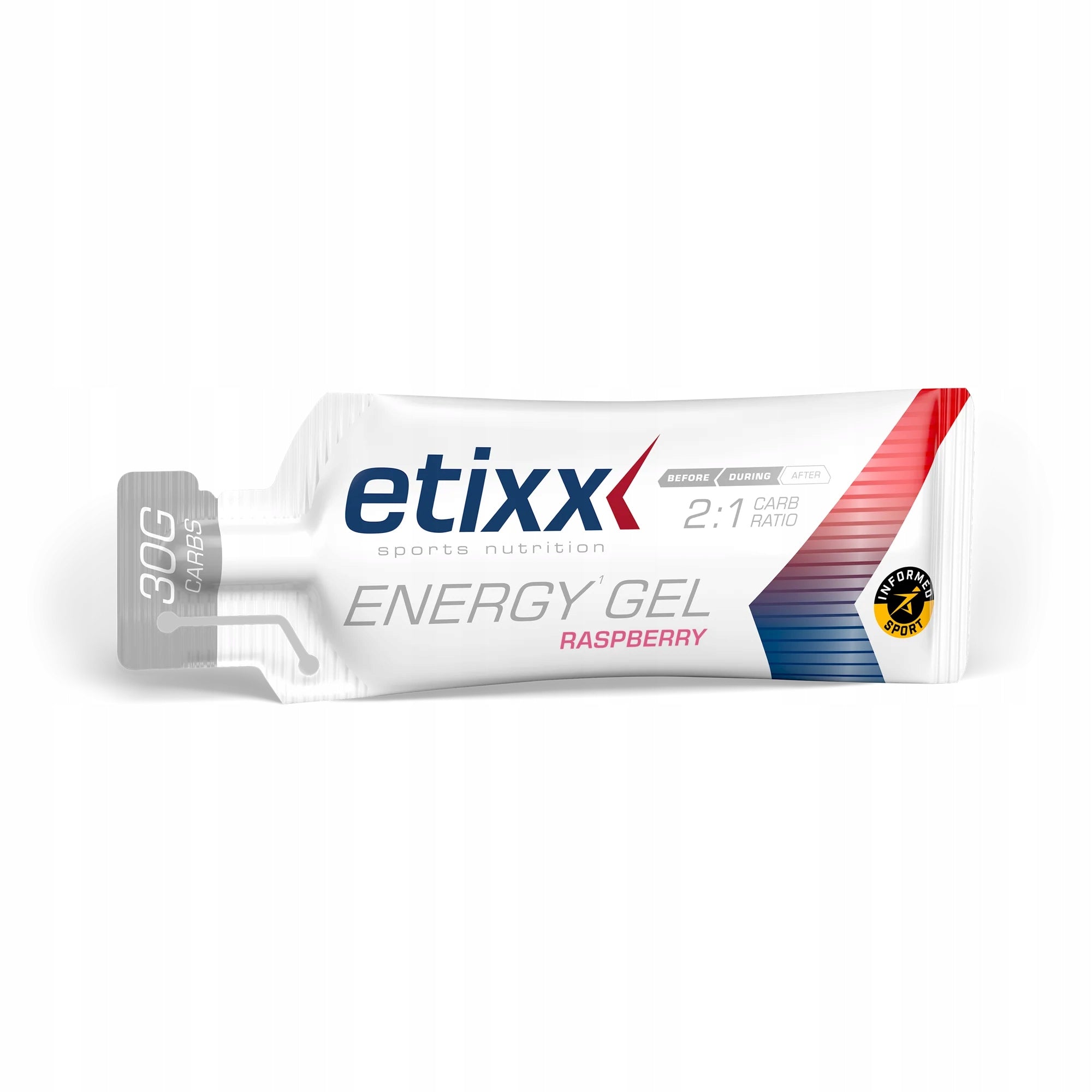 Energy gel Etixx Energy Gel taste Raspberry 40 ml 30g carbo coals