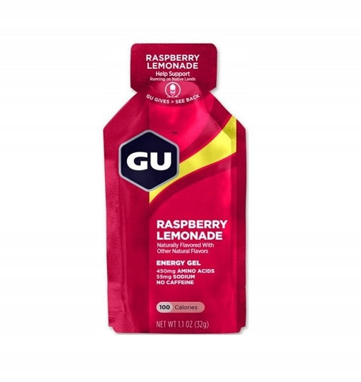 Energy gel GU Energy Gel raspberry lemonade 32 g raspberry lemonade