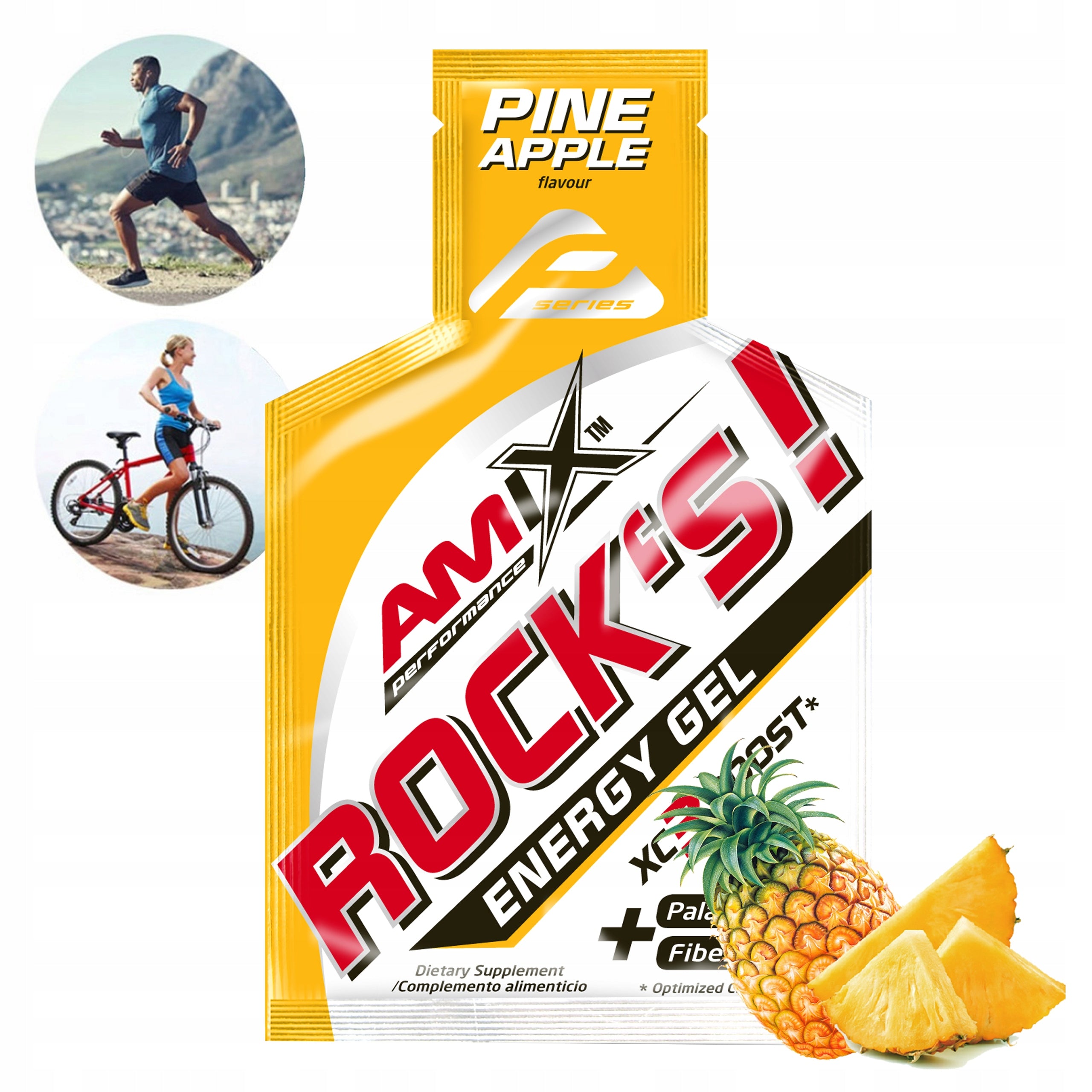 Energy gel PINEAPPLE - increasing endurance and condition Amix Rocks