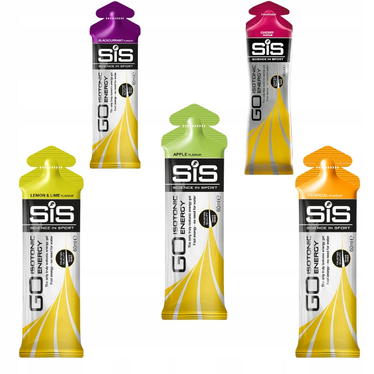 Energy gel SiS GO Isotonic Energy Gel mix of flavors 30x60ml
