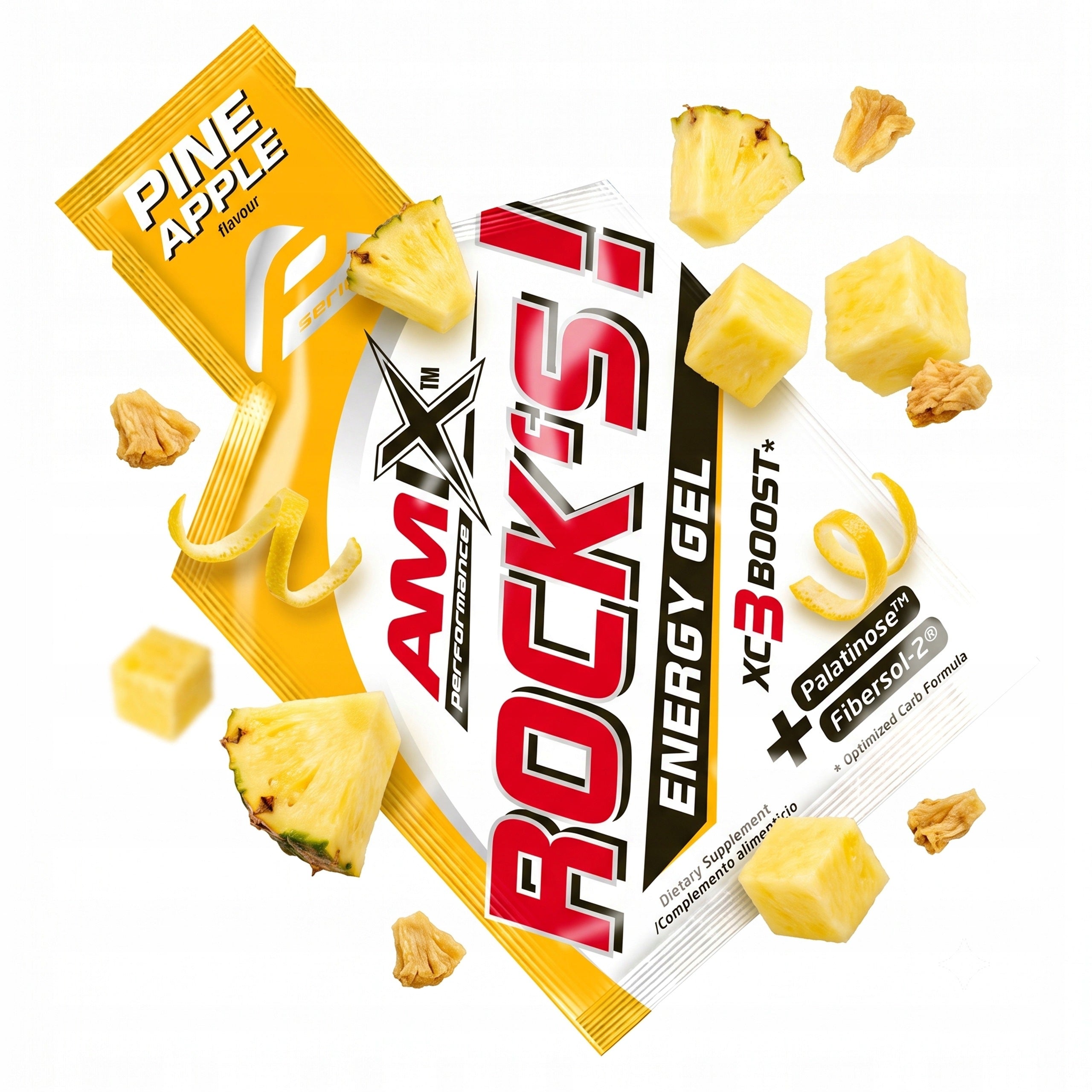 Energy gel without caffeine 32 g pineapple electrolytes for runners