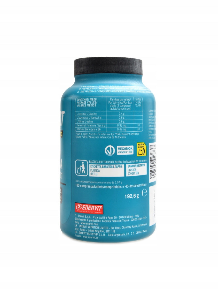 Enervit BCAA 4-1-1 2 x 180 tablet Manufacturer code 8007640927737