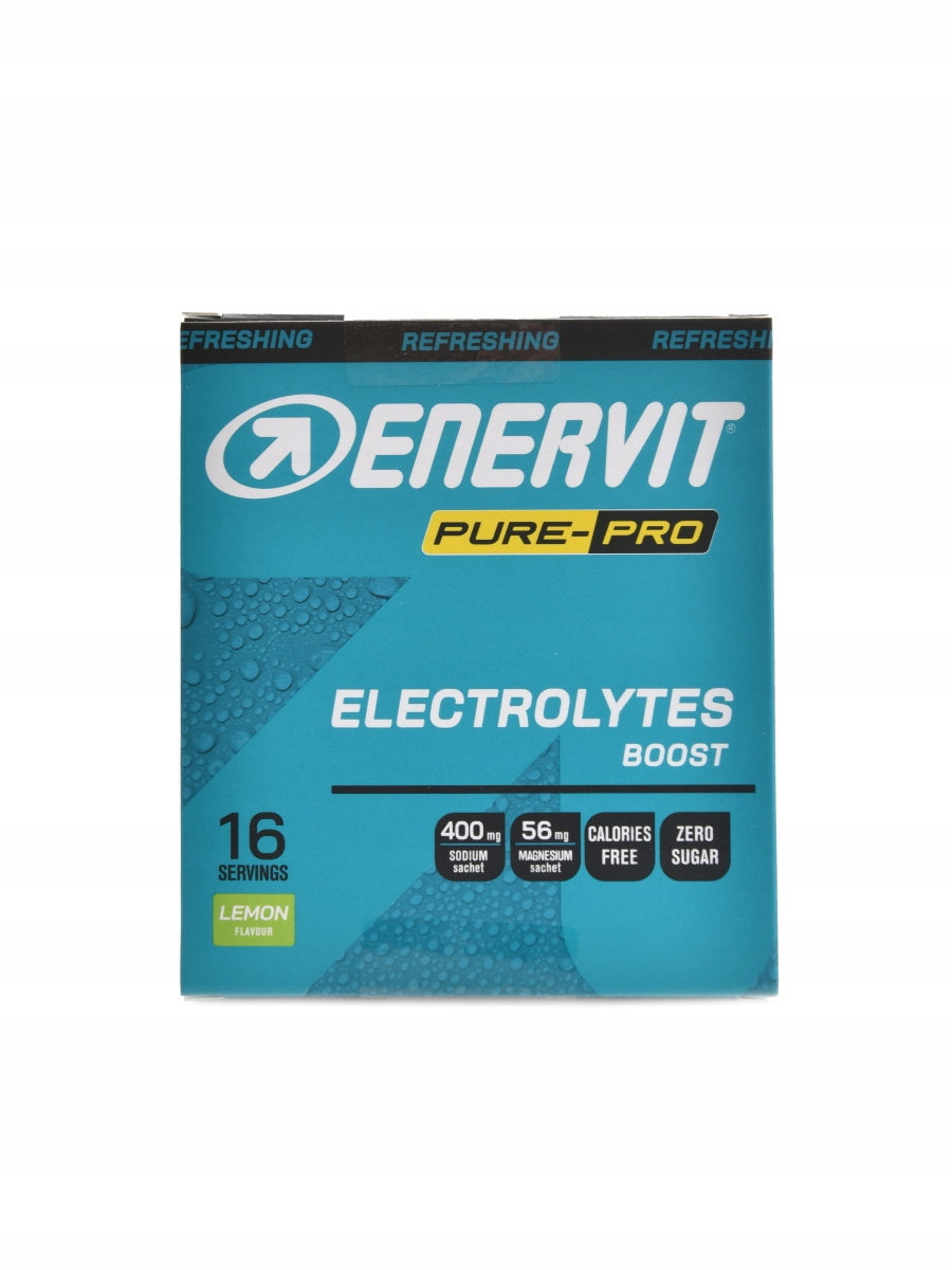 Enervit Electrolytes boost pure pro 2 x 16 x 4g citron DUOPACK Expiration date at least six months from the date of purchase