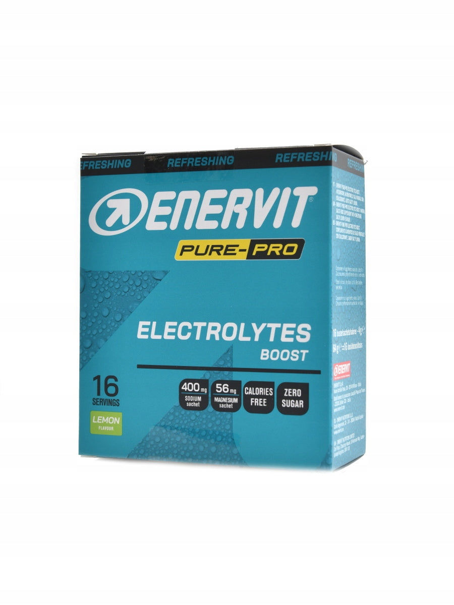 Enervit Electrolytes boost pure pro 2 x 16 x 4g citron DUOPACK Packaging status original