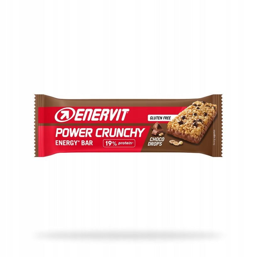 Enervit Power Crunchy bar 40g - 40G, CHOCO DROPS