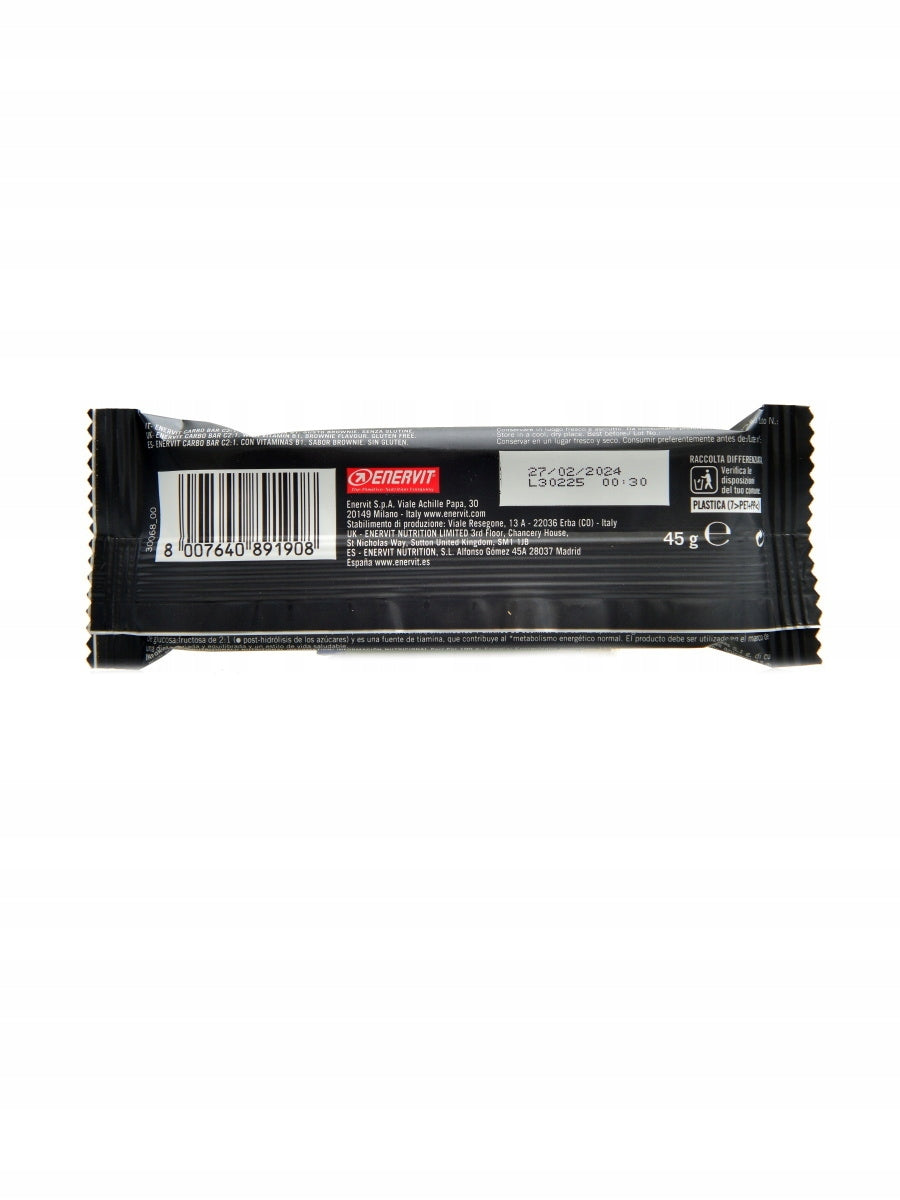 Enervit carbo bar C2:1 PRO 10 x 30g no flavour economy pack Expiration date at least six months from the date of purchase