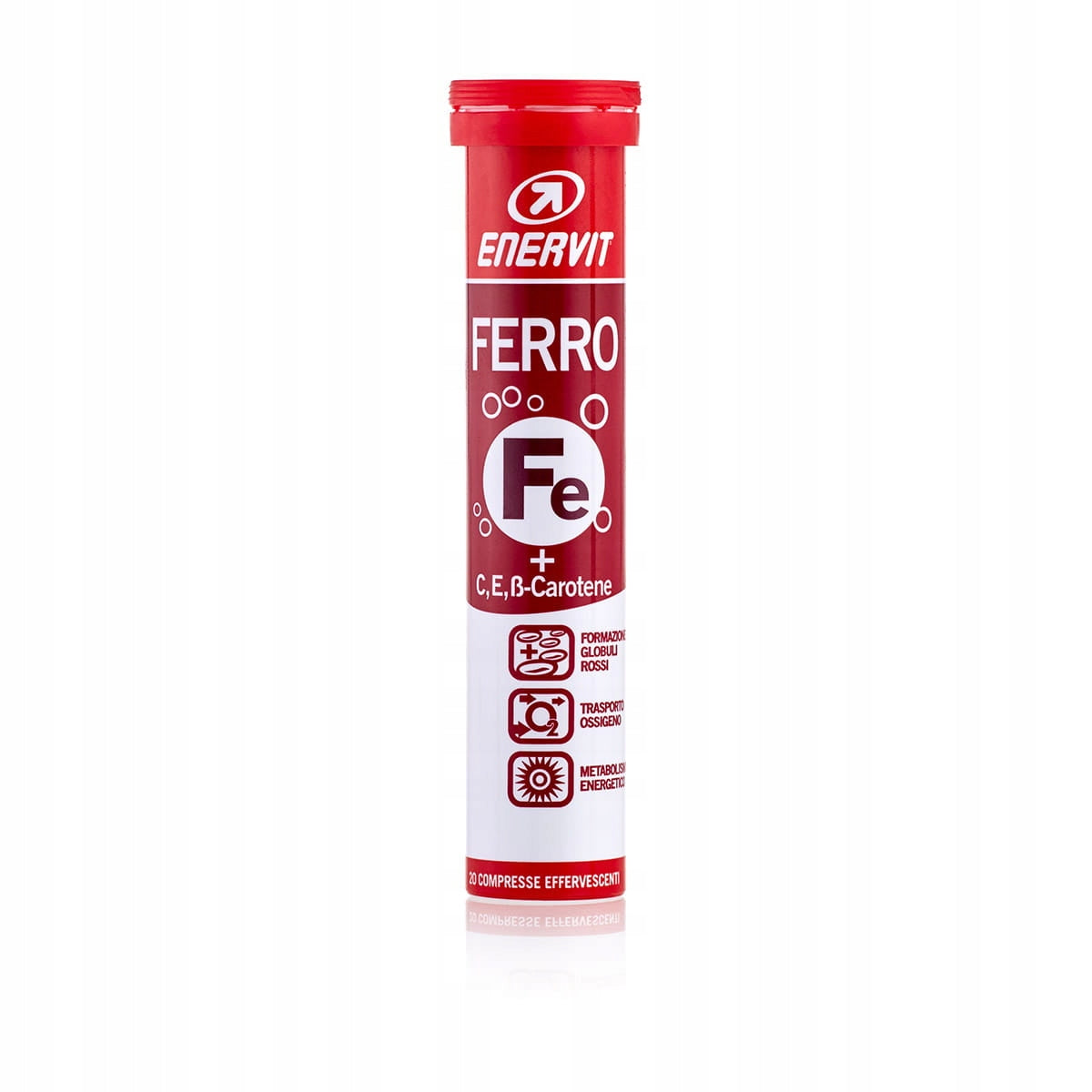 Enervit ferro 3 x 20 šumivých tablet - železo Expiration date at least six months from the date of purchase