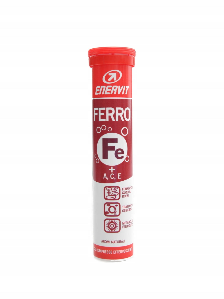 Enervit ferro 3 x 20 šumivých tablet - železo Packaging status original