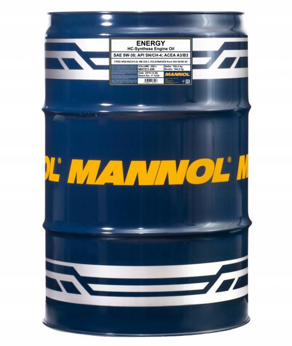 Engine Oil 7511 Mannol Energy 5w30 208L