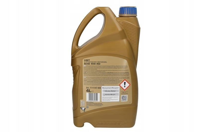 Engine Oil RAVENOL RAV HST SAE 5W40 4L