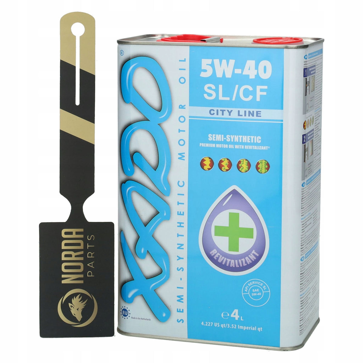 Engine Oil Xado Atomic Oil 5w40 City Line SL/CF 4L