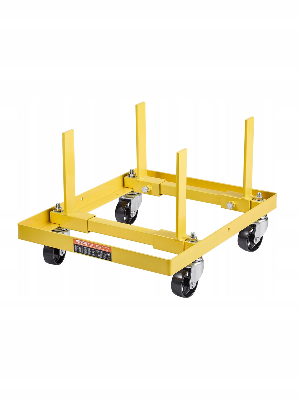 Engine Stand 750LBS/340KG Adjustable Motor Hoist Dolly Steel with 4-Caster
