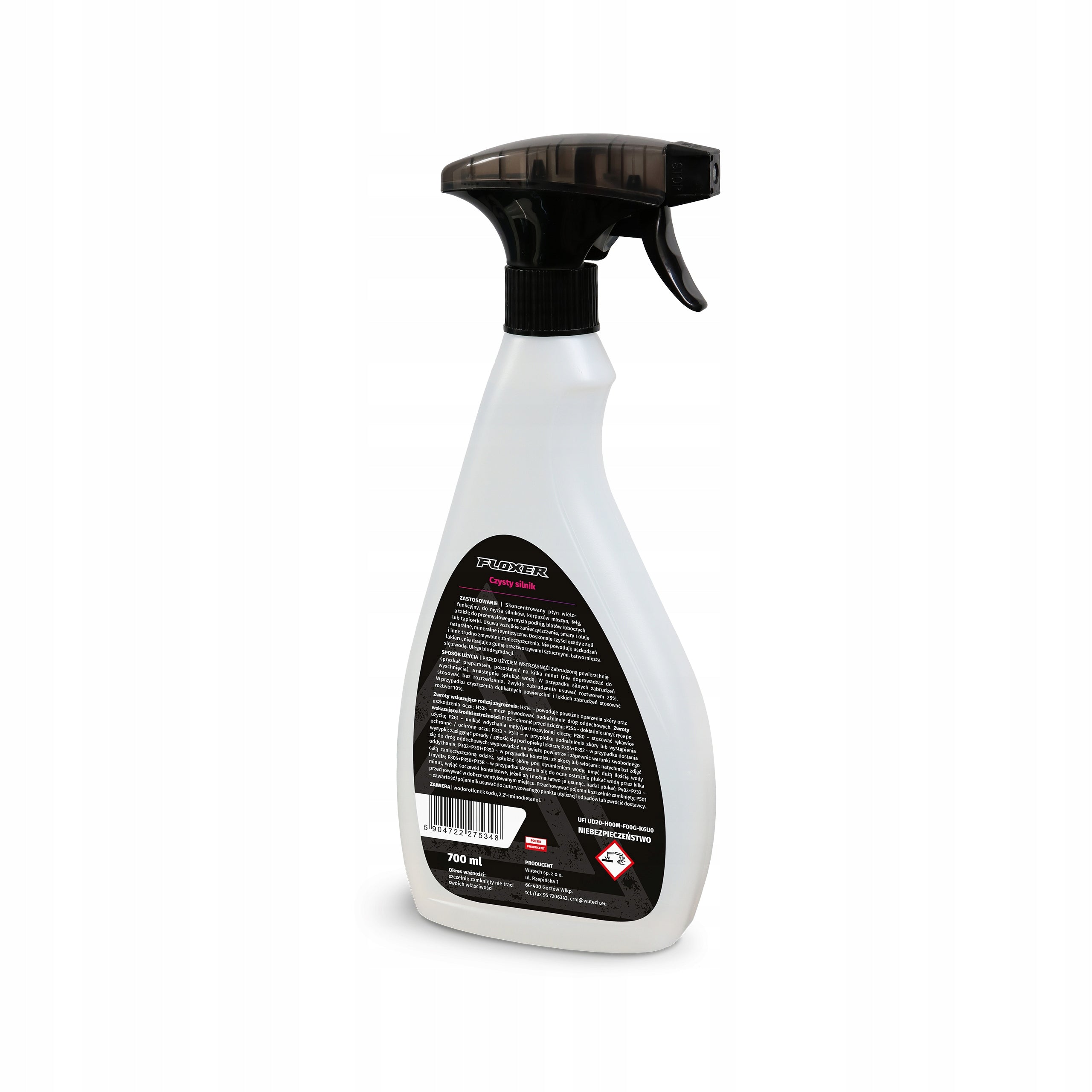 Engine Wash Spray FLOXER Clean Motor 700ml Cleaning Foam EAN (GTIN) 5904722275348