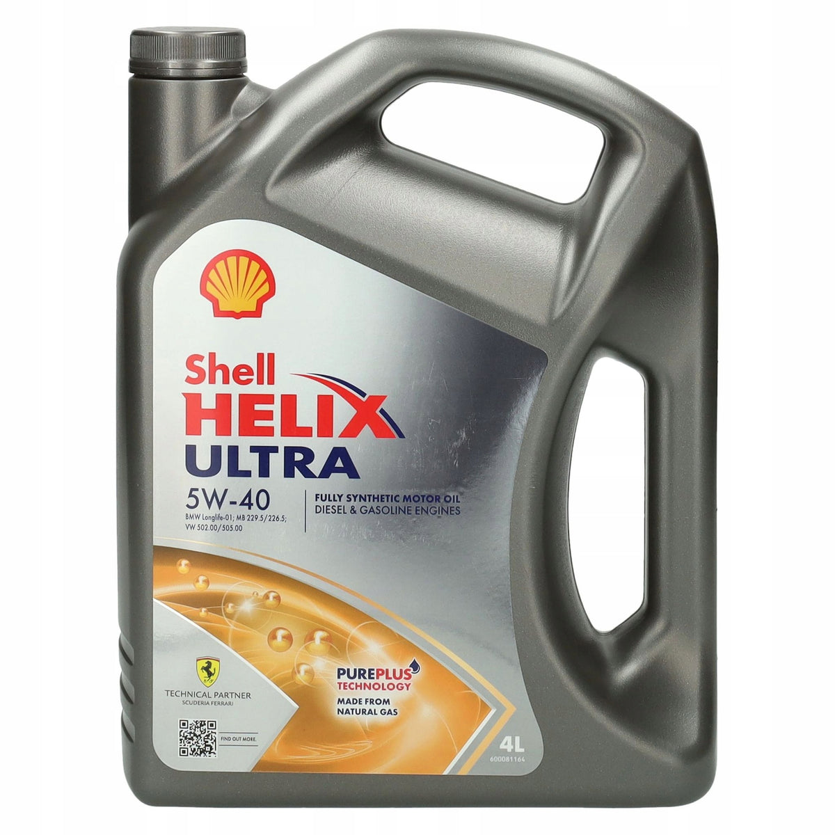 Engine oil 4l 5W-40 Packaging volume 4 l