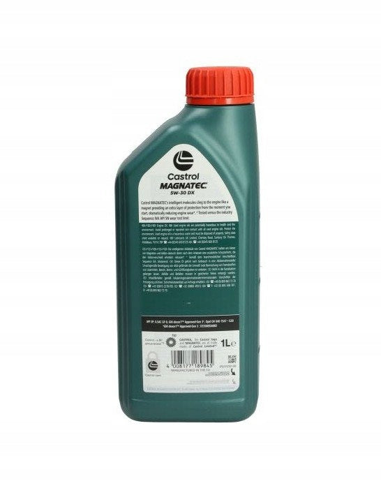 Engine oil CASTROL 5W30 1L MAGNATEC DX Packaging volume 1 l