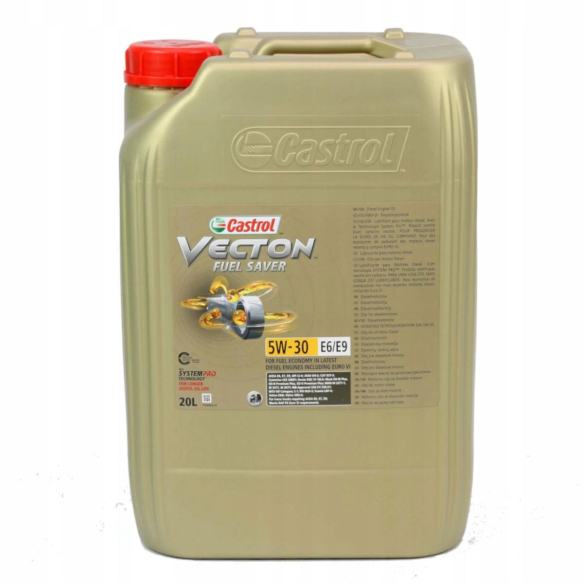 Engine oil Castrol Vecton Fuel Saver E6/E9 5W-30 20L