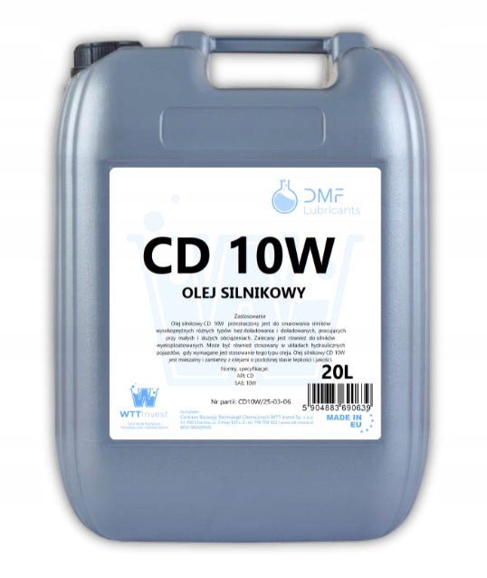 Engine oil DMF CD 10W 20L Packaging volume 20 l