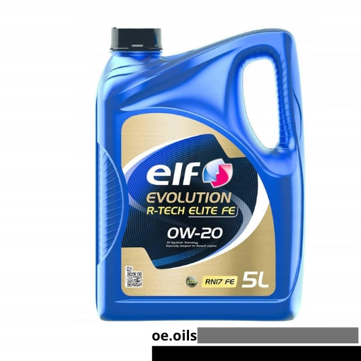 Engine oil ELF EVOLUTION R-TECH ELITE FE 0W-20 5L