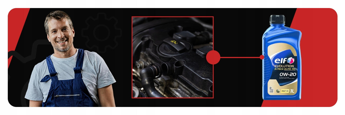 Engine oil ELF Evolution R-Tech Elite FE 0W-20 1 L Manufacturer code 3425901133478