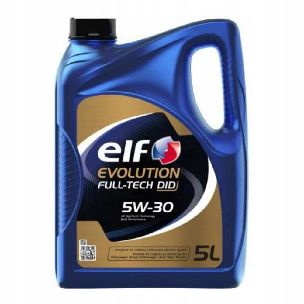 Engine oil ELF Full-Tech DID 5W-30 5L Manufacturer code 2225746