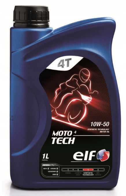 Engine oil ELF MOTO 4 TECH 10W50 1L Packaging volume 1 l