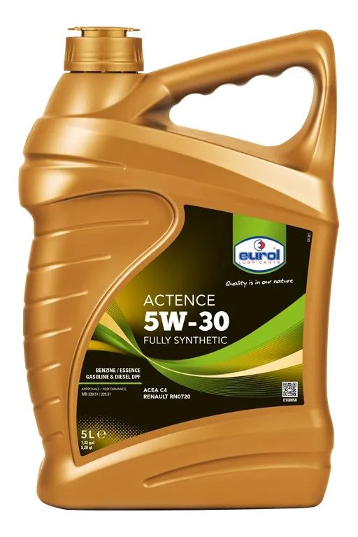 Engine oil Eurol 5 l 5W-30 5W30 ACTENCE RENAULT RN720 Manufacturer code E100058-5L