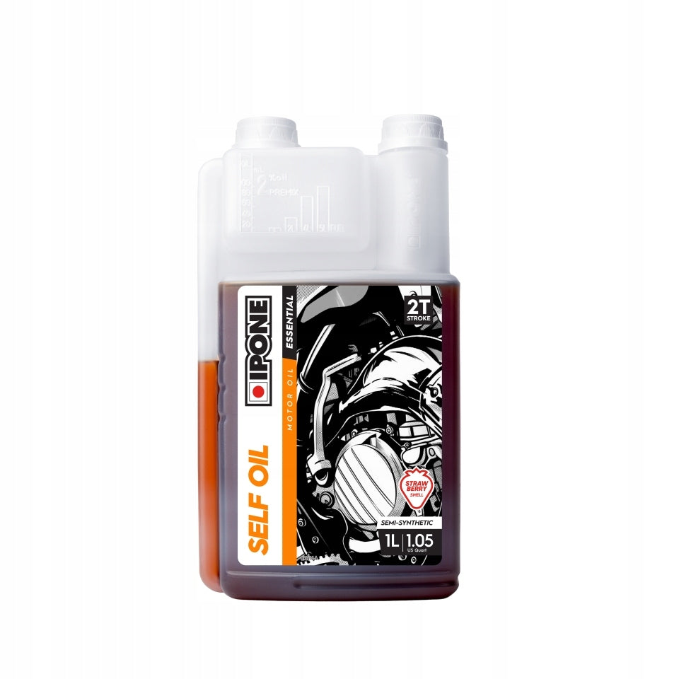 Engine oil IPONE - SELF OIL 2T STRAWBERRY - 1L