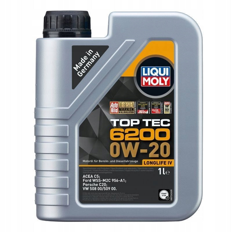 Engine oil LIQUI MOLY Top Tec 6200 0W-20 - high efficiency