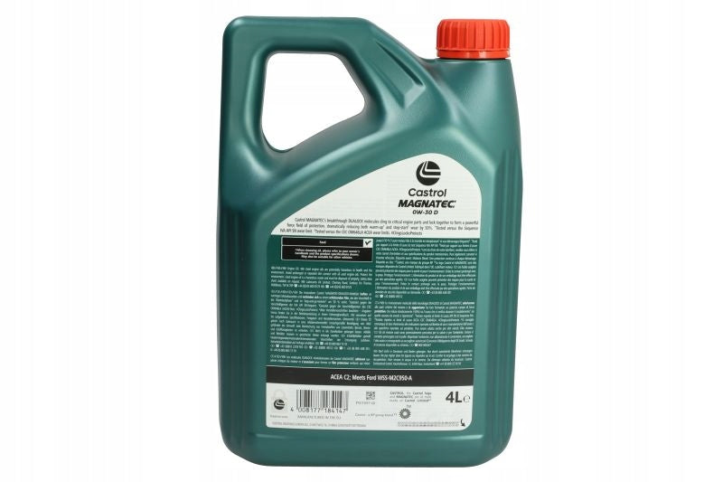 Engine oil MAGNATEC (4L) 0W30 ACEA C2 FORD M2C950A WSS-M2C950-A Manufacturer code gg44ggwew