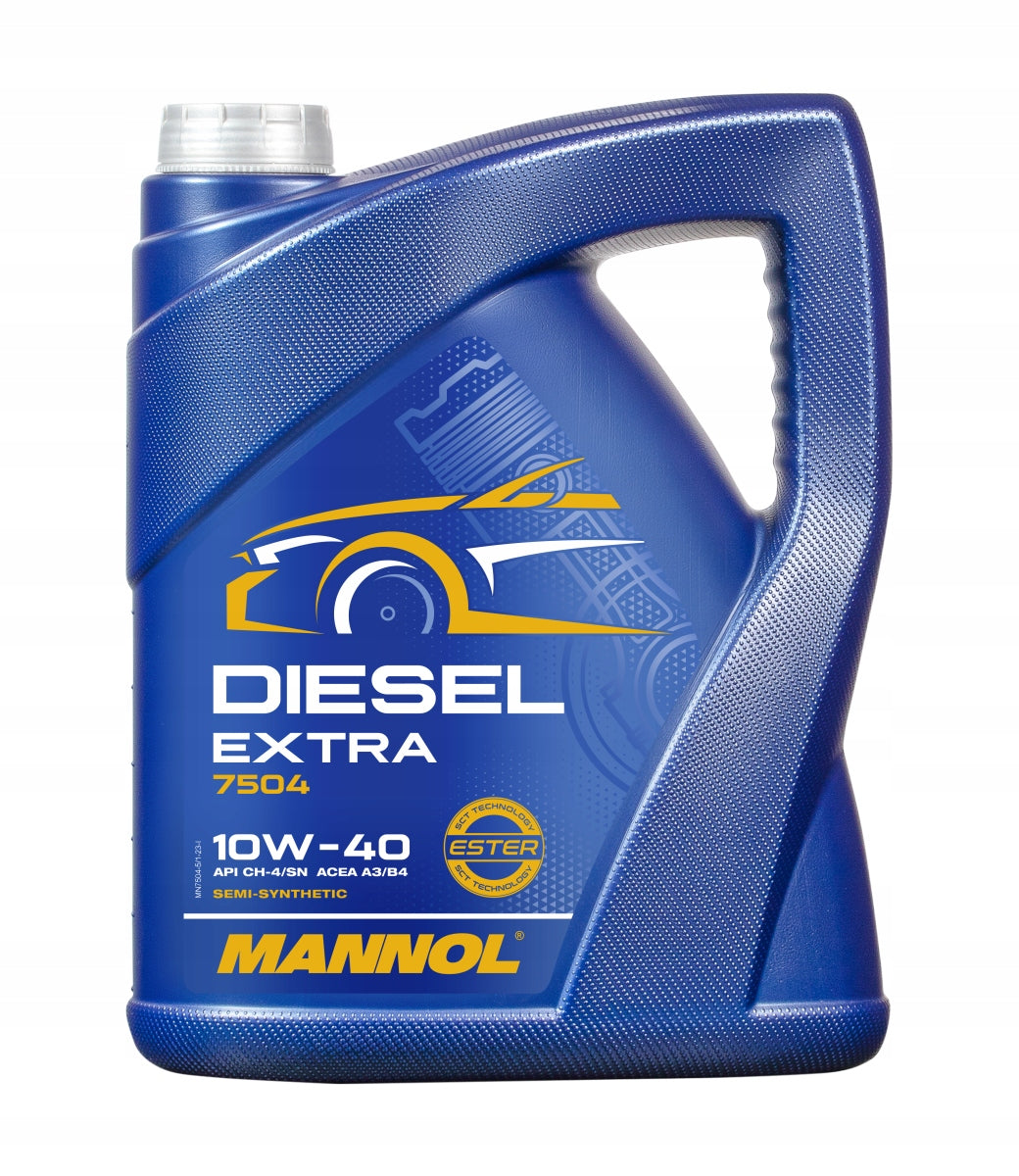 Engine oil MANNOL DIESEL EXTRA 10W40 5L SEMI-SYNTHETIC VW MERCEDES RENAULT