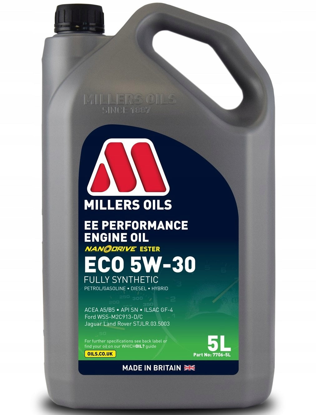 Engine oil MILLERS OILS EE Performance ECO 5W30 5L