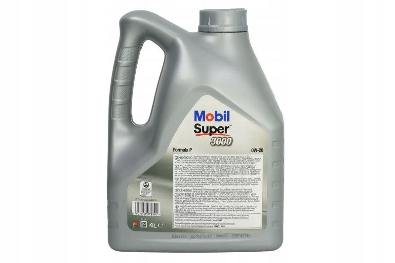 Engine oil MOBIL M-sup 0W20 4L