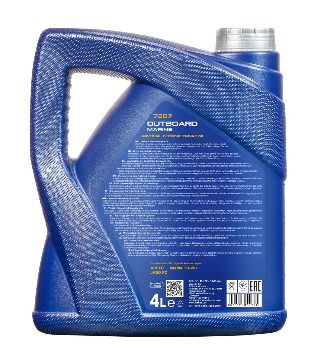 Engine oil Mannol 4 l 10W-40 MANNOL OIL FOR MIXTURE 2T OUTBOARD